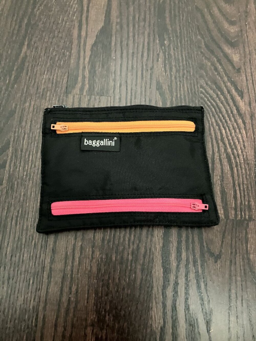 Baggallini Clever Currency and Passport Organizer, Black Multi, One Size